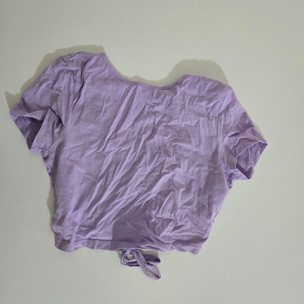 Lilac crop top